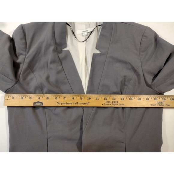 Kensie tailored gray jacket blazer - Picture 10 of 14